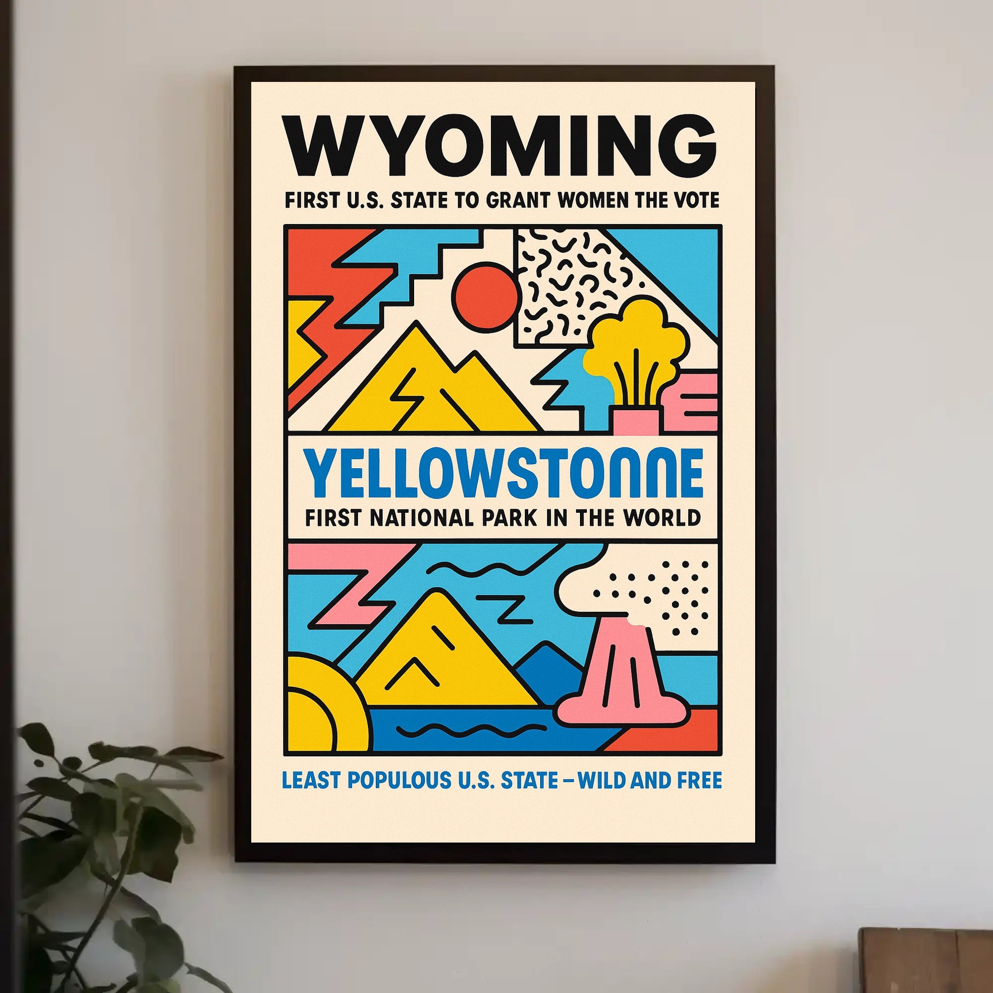 Wyoming First U.S. State to Grant Women the Vote Poster PosterGoat