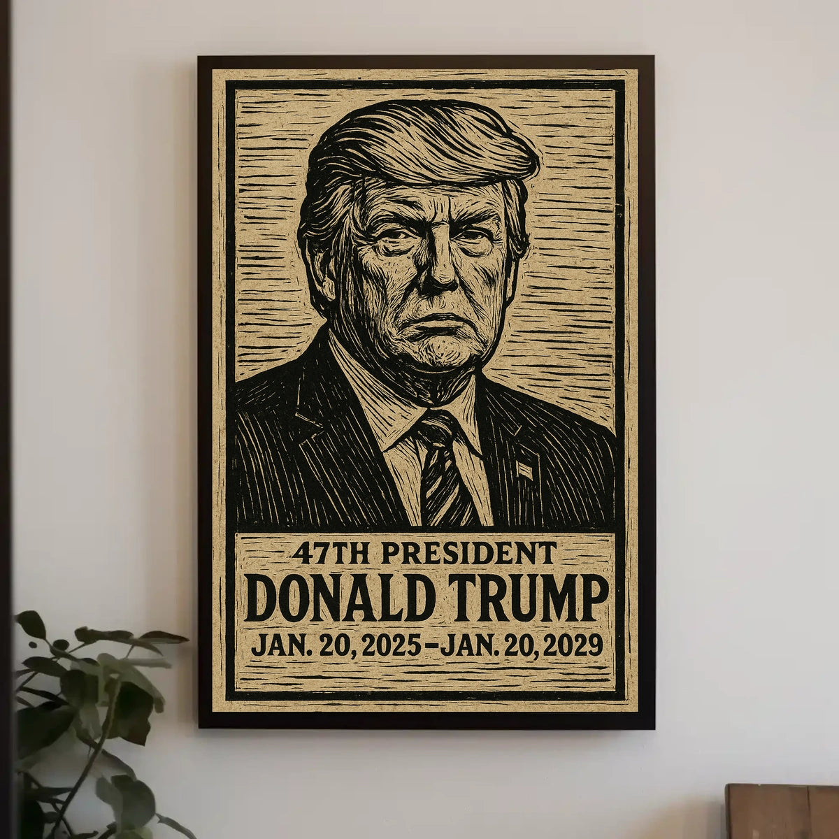Donald Trump 47Th President Tribute Patriotic Leadership Wall Art Collection Poster