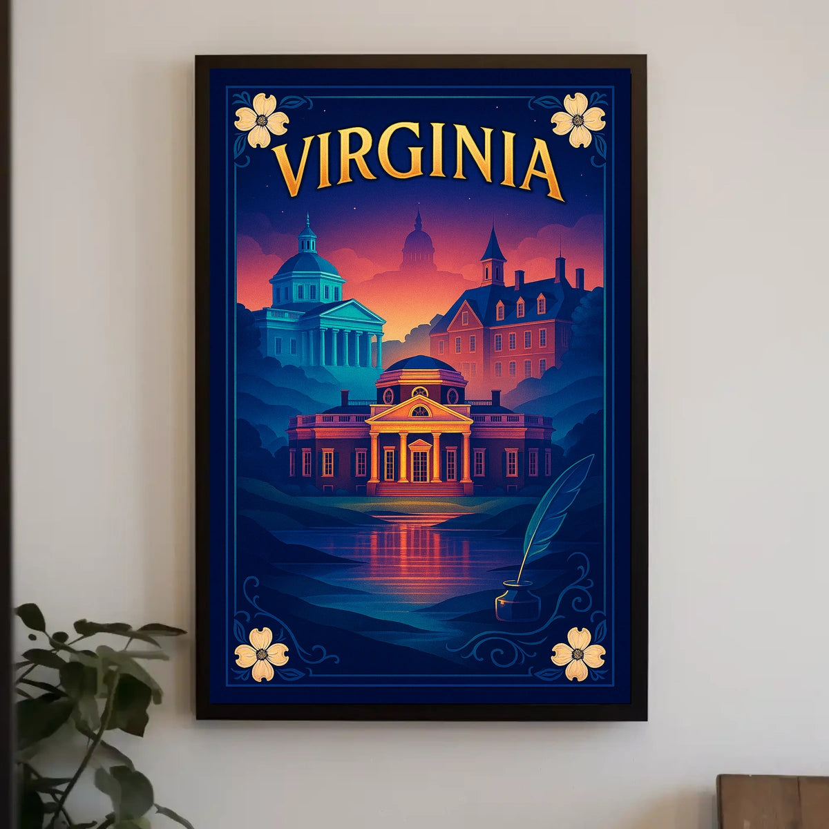 Virginia A Historical Tribute Poster