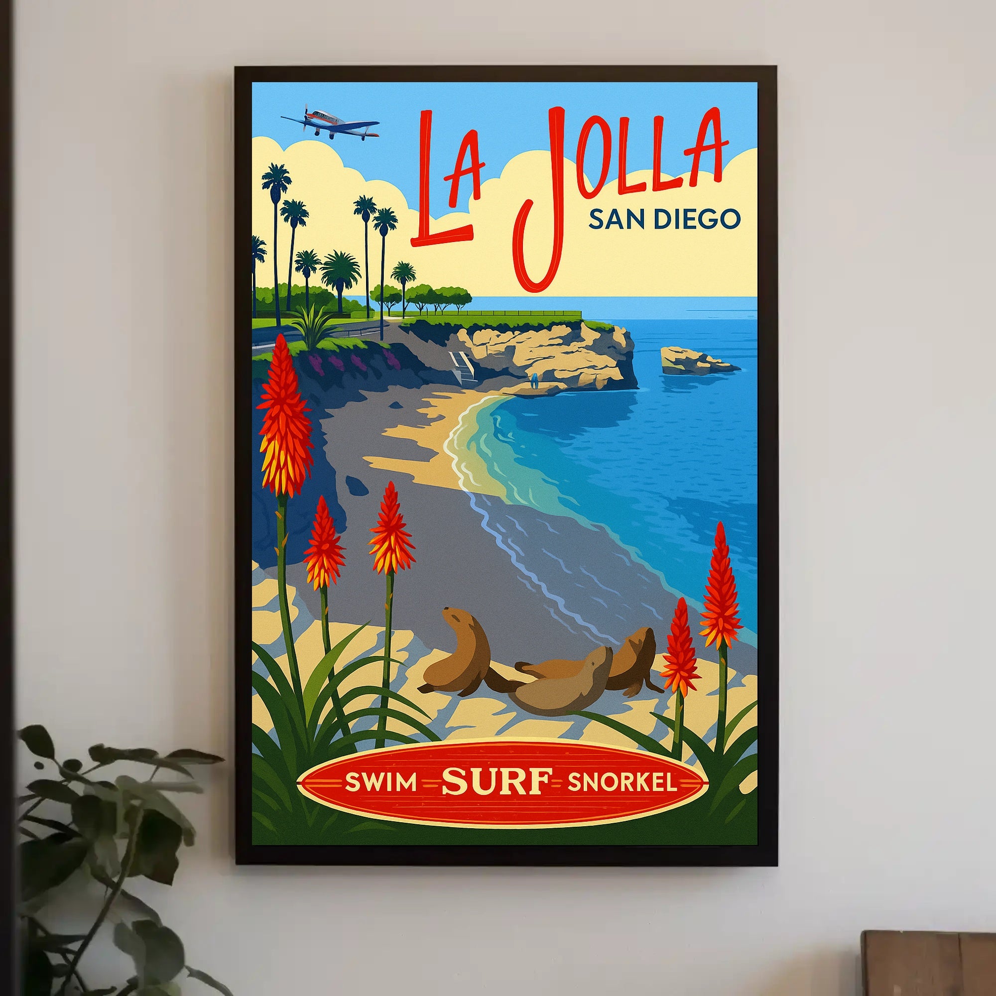 La Jolla San Diego Poster PosterGoat
