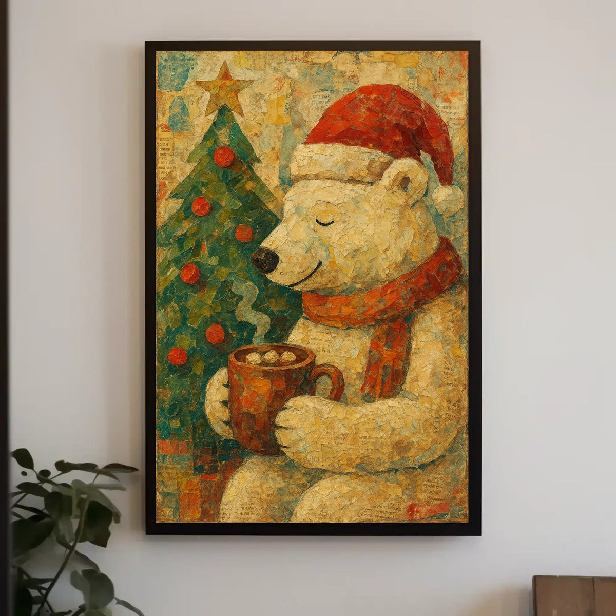 BearwoodSnowfield ForestLandscape WinterHaven Panorama Poster