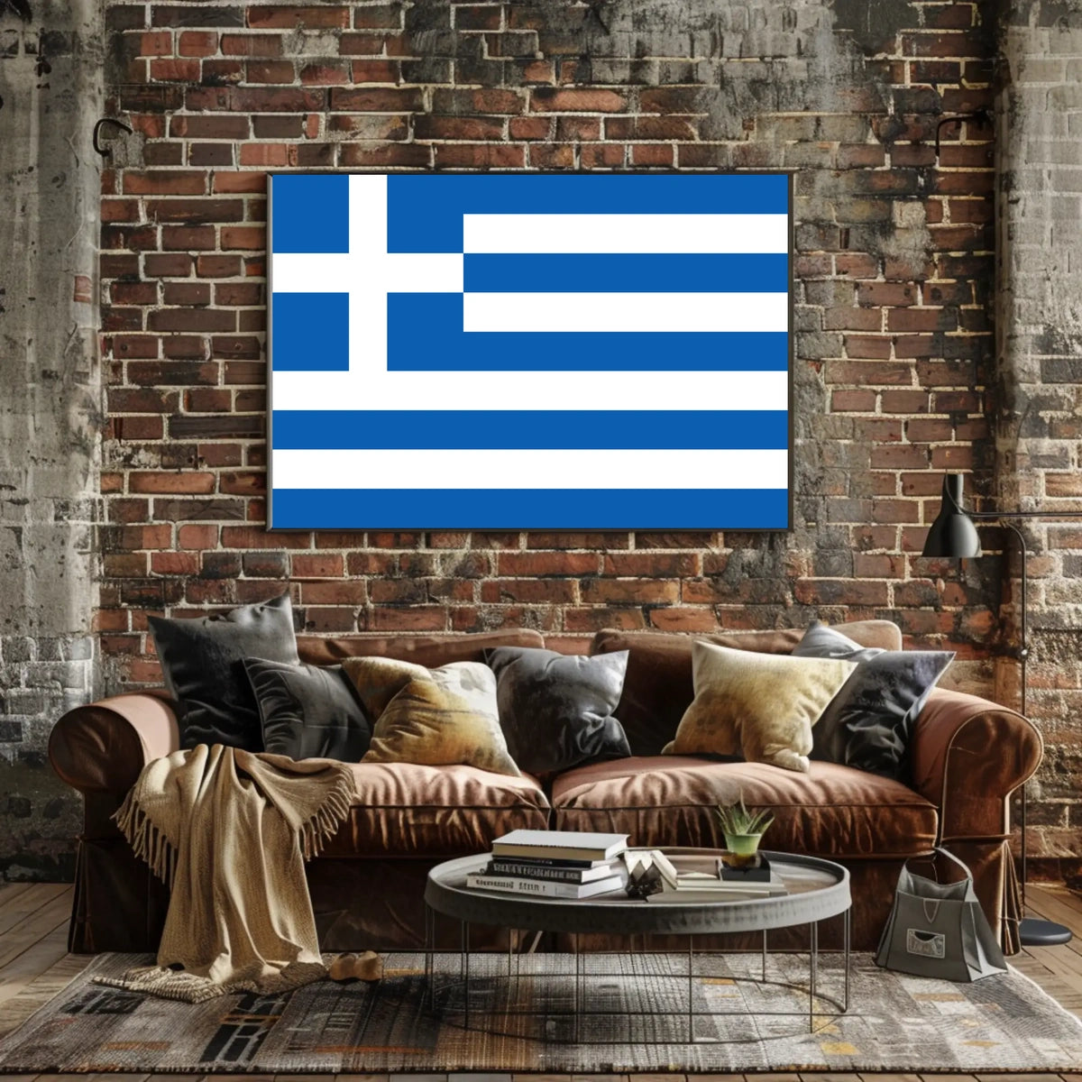 Greece Flag Poster