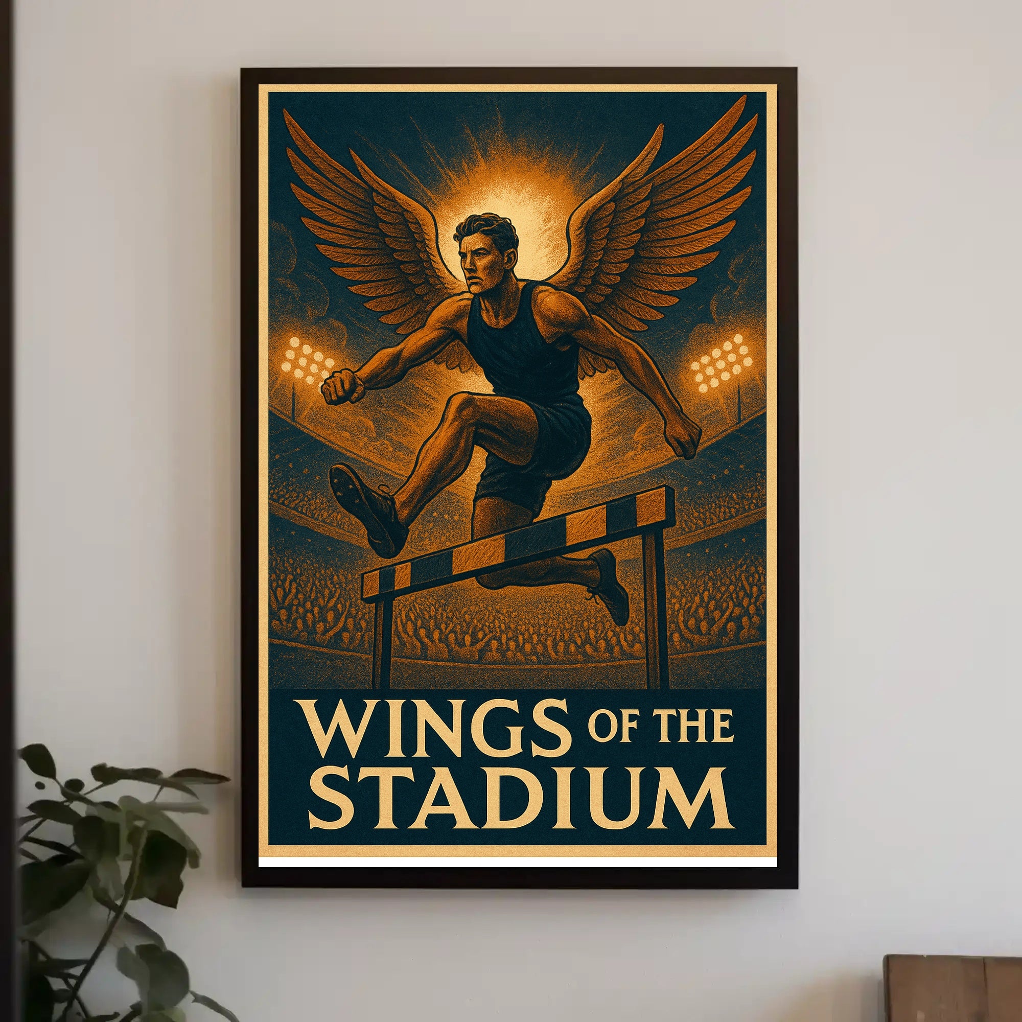Wings of the Stadium Poster