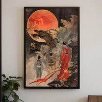 Vintage Urban Landscape Art Deco Poster