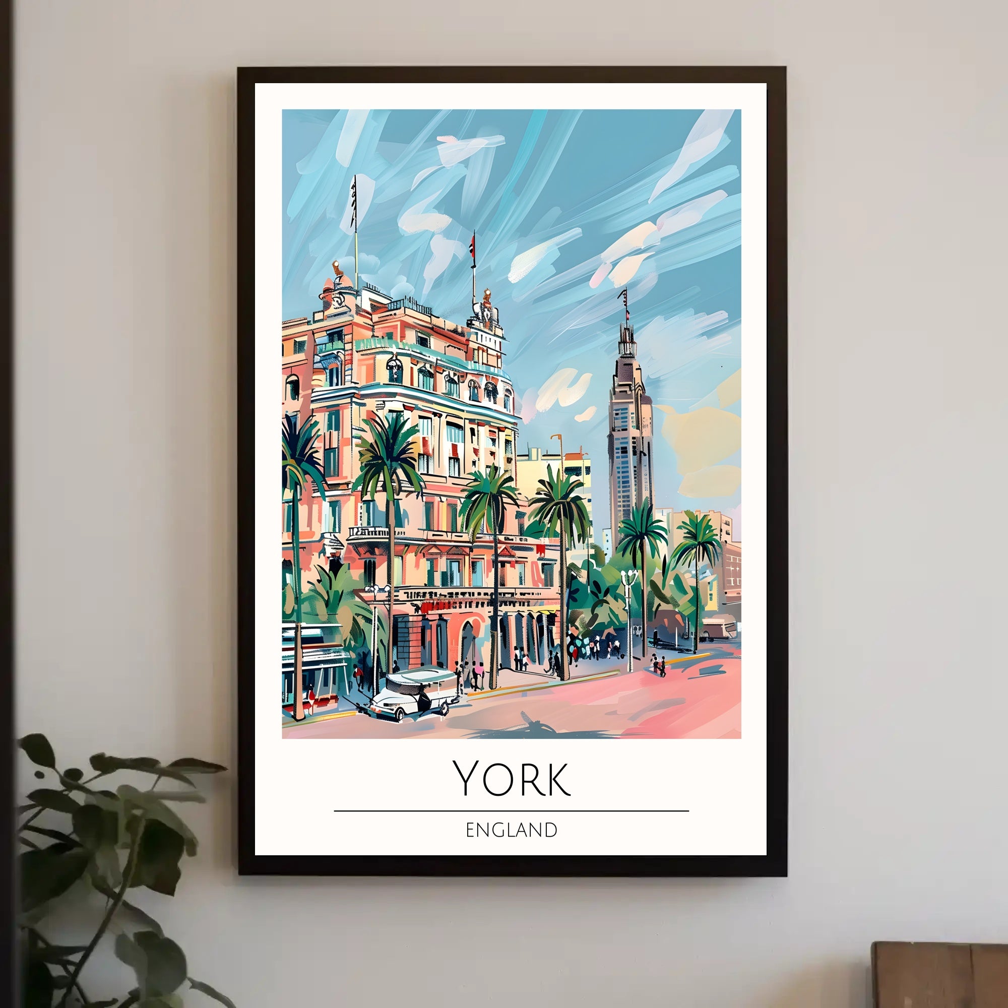 York Illustrated Poster PosterGoat