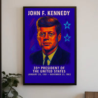 John F. Kennedy 35th President Poster