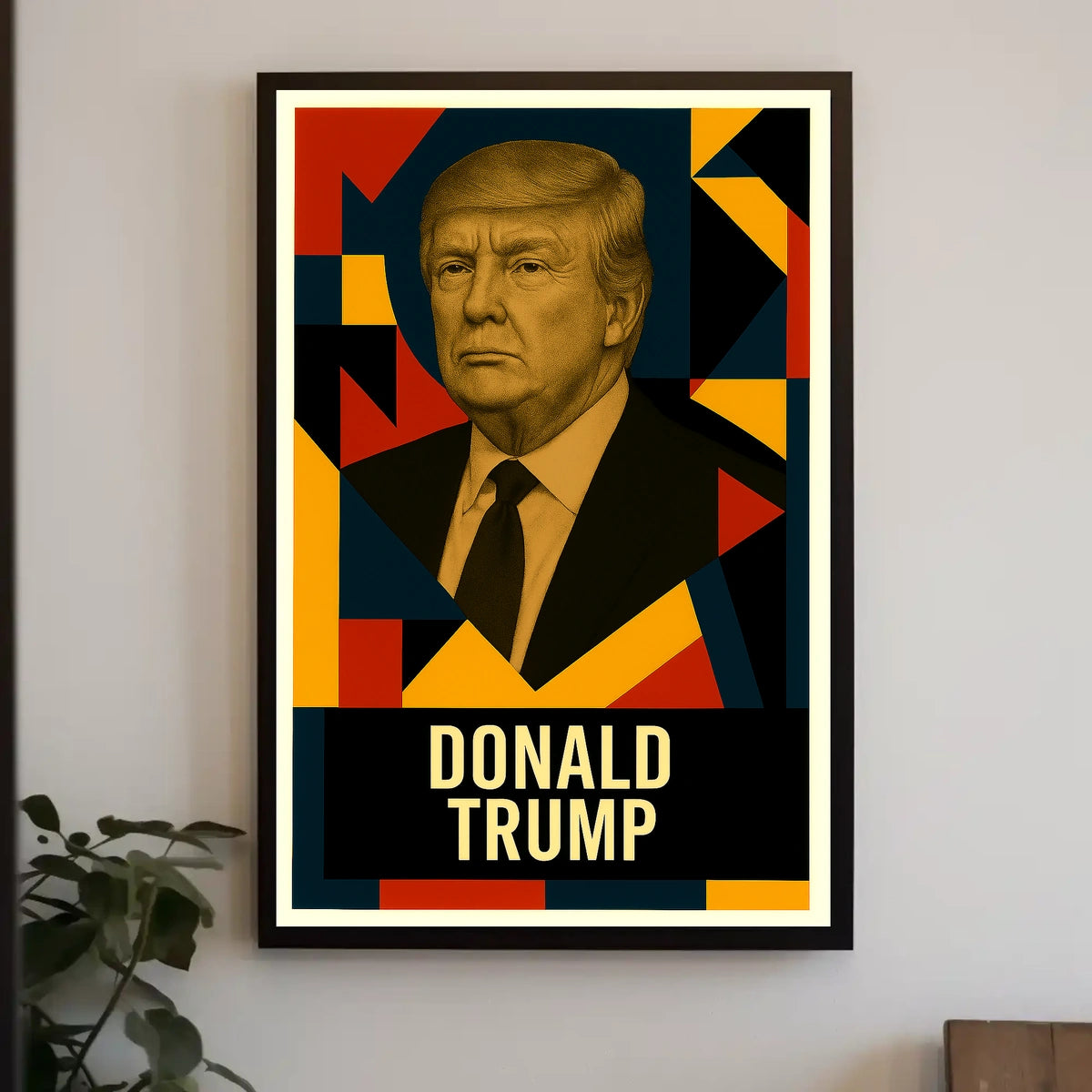 Donald Trump 47th President of the United States Abstract Pop Poster
