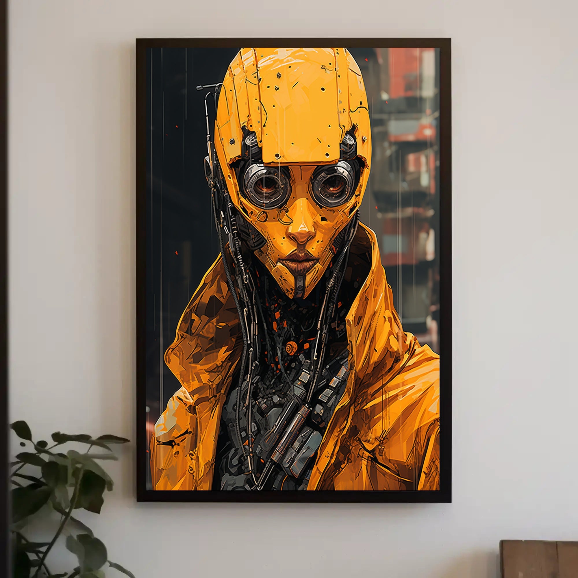 Futuristic Sentinel Poster PosterGoat