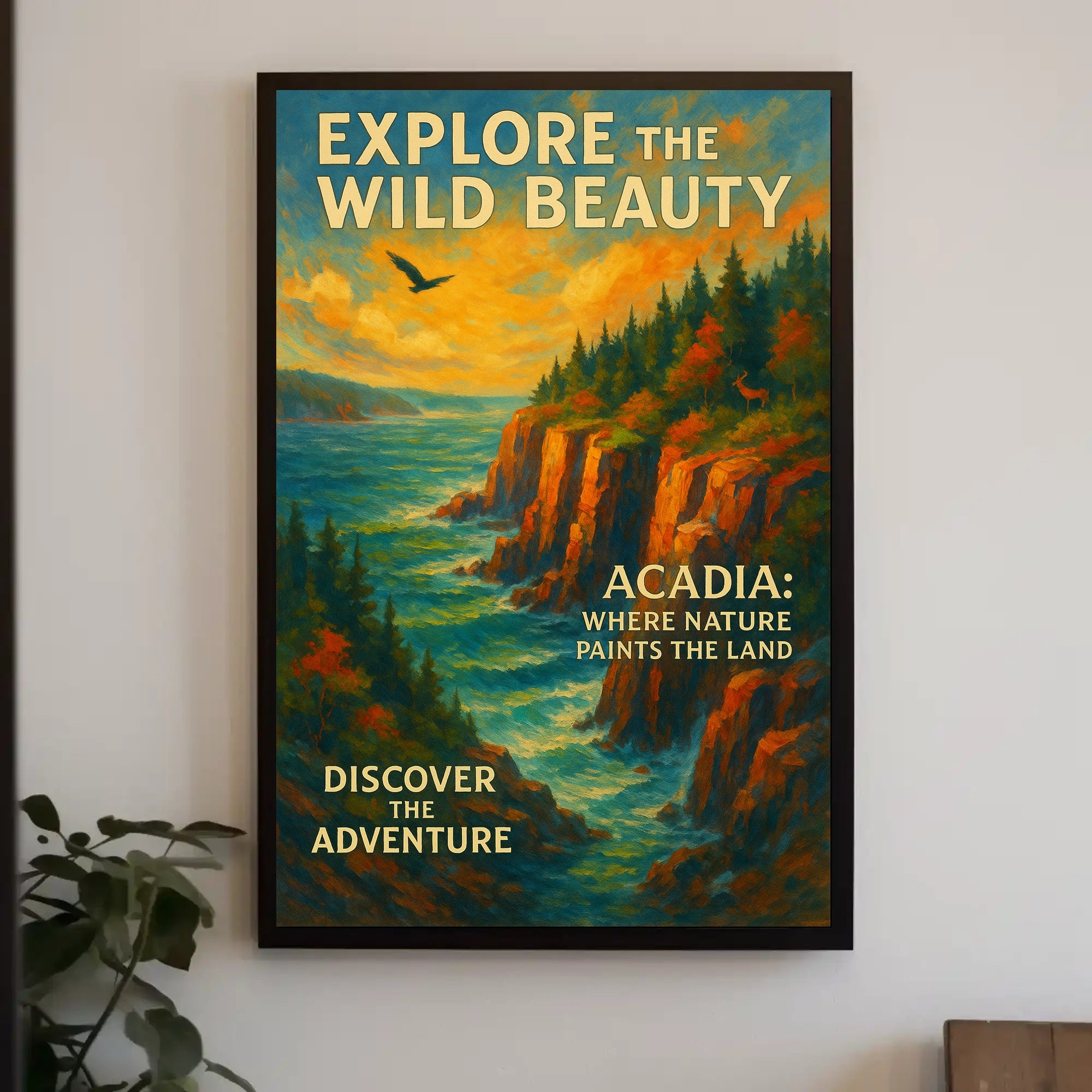 Explore the Wild Beauty of Acadia Poster PosterGoat