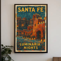 Santa Fe Luminaria Nights Poster