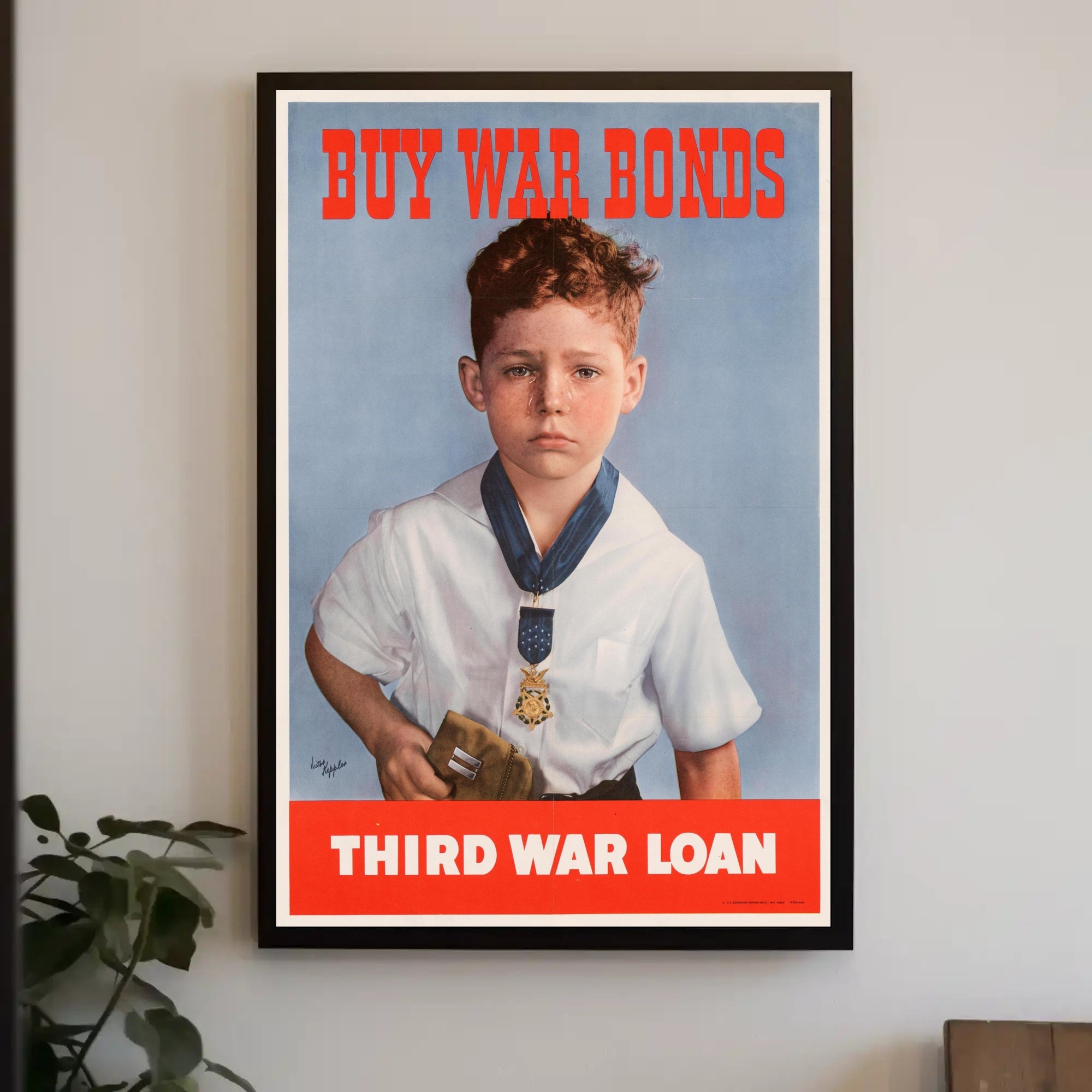 Buy War Bonds Poster PosterGoat