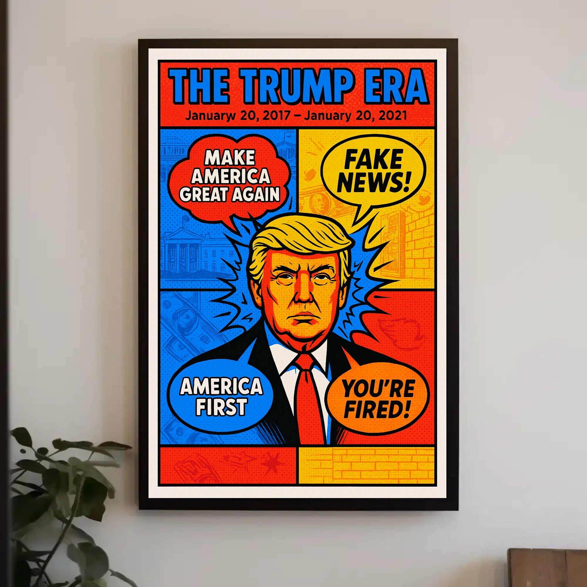 Donald Trump Presidential Era Political or Propaganda Poster