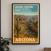 Discover Arizona - Land of the Grand Canyon Poster