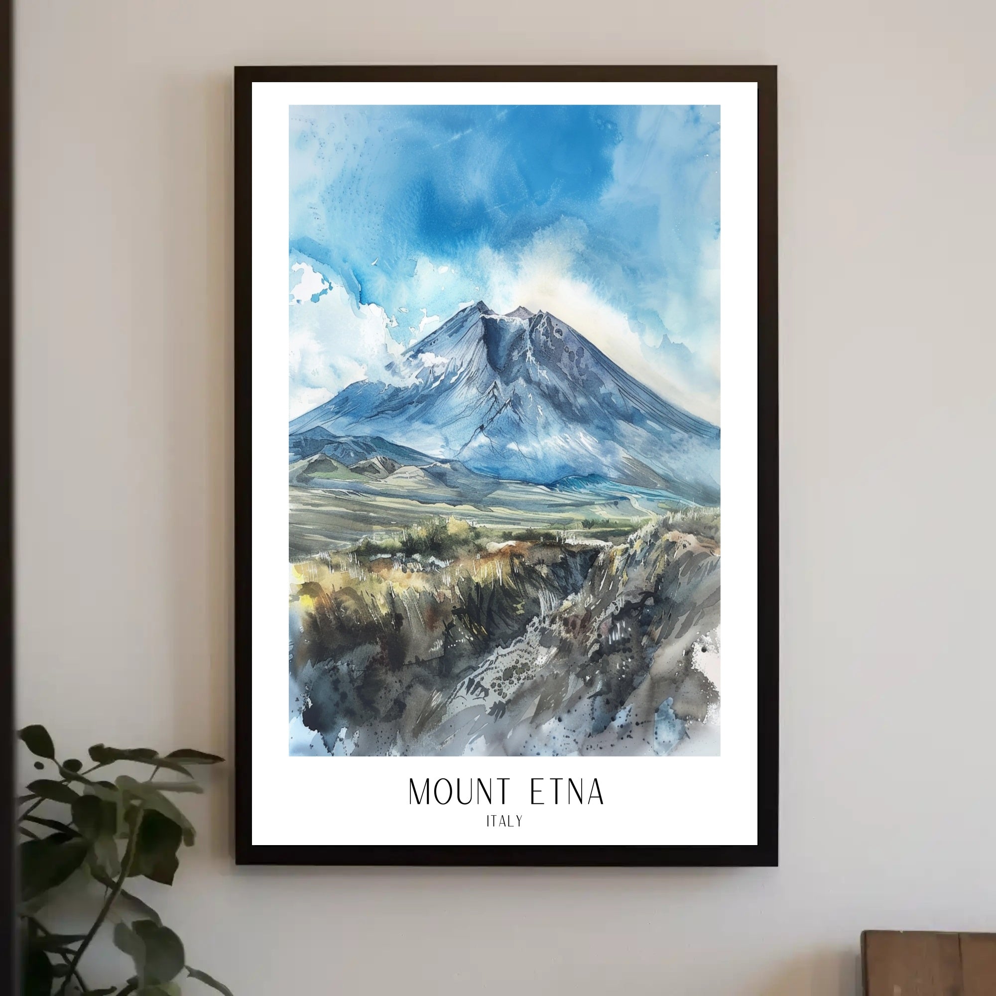 Mount Etna Poster PosterGoat