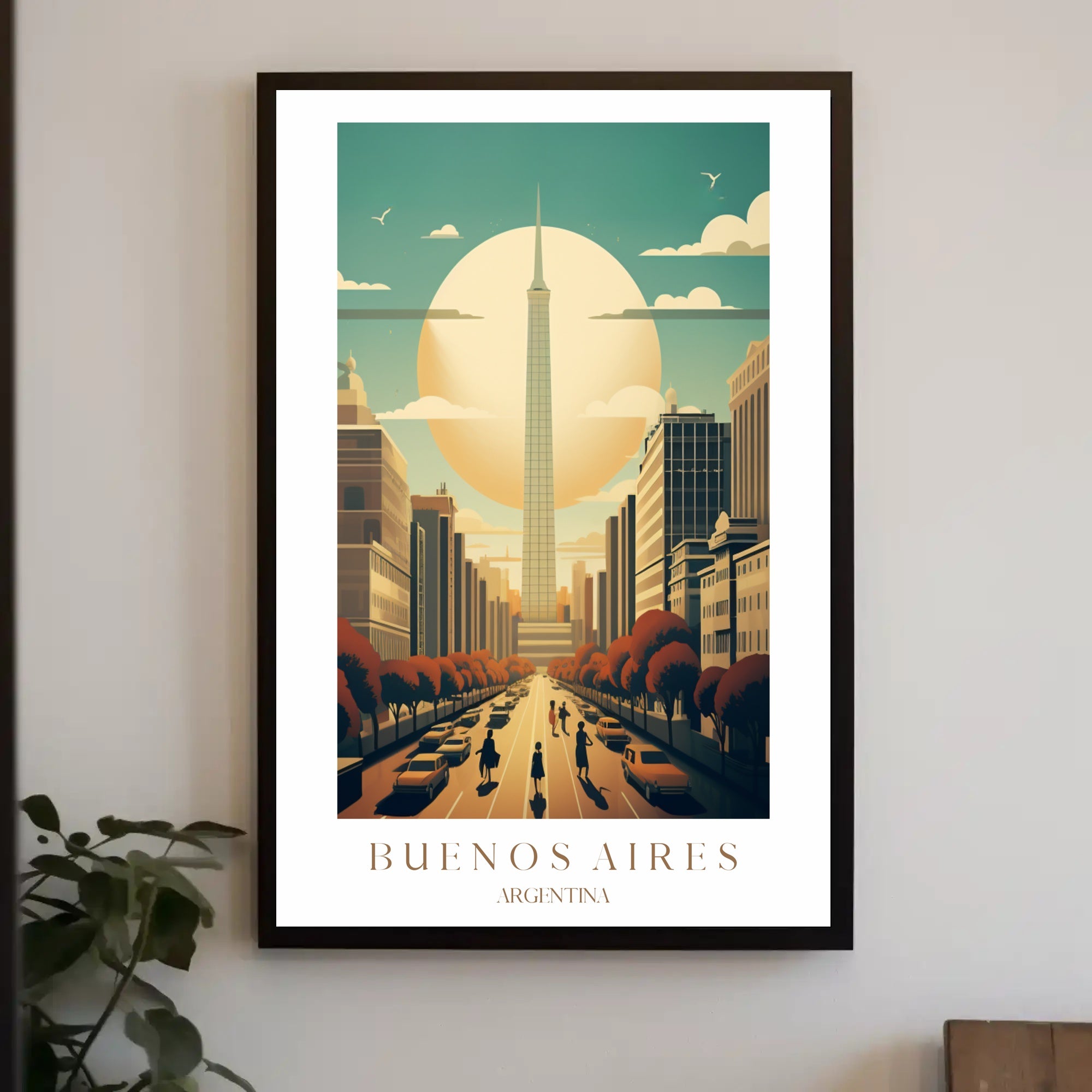 Buenos Aires Skyline Poster PosterGoat