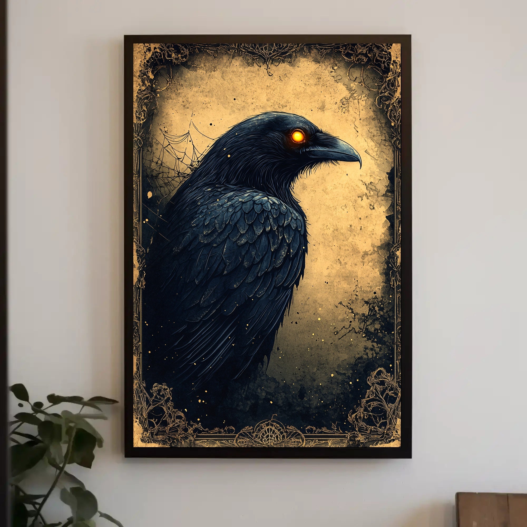The Enigmatic Raven Poster