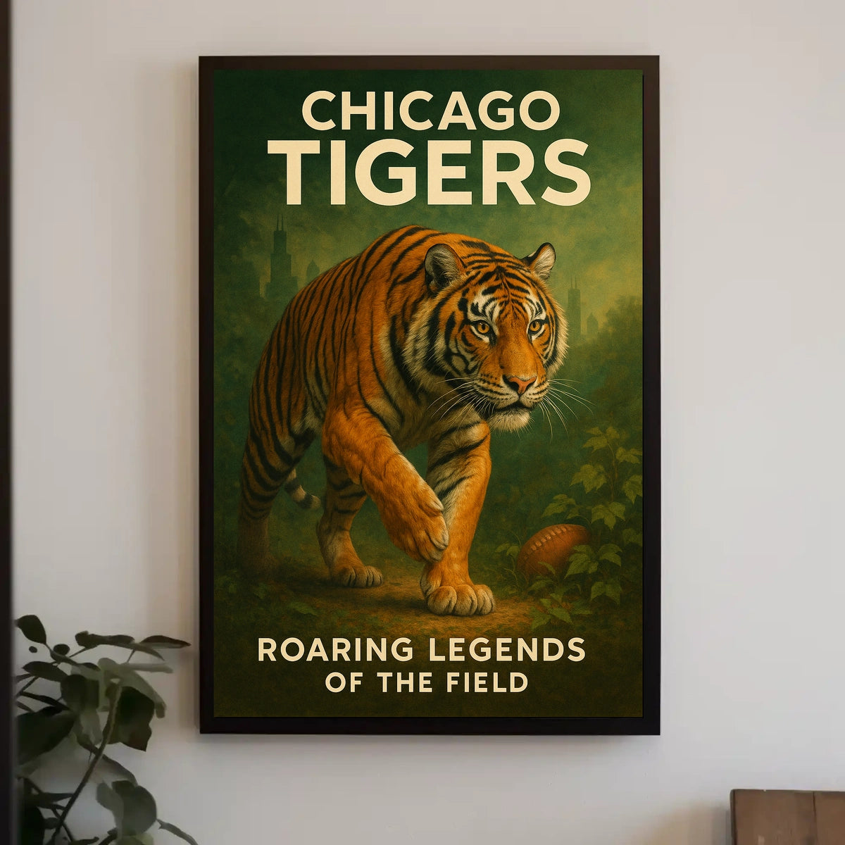 Chicago Tigers Roaring Legends Poster