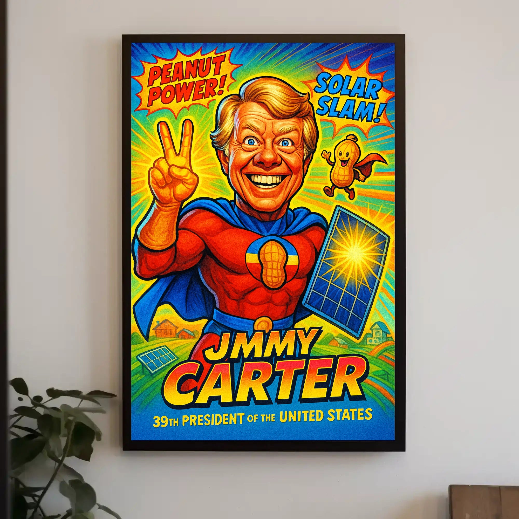 Jimmy Carter Portrait Collection Poster Art PosterGoat