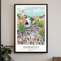 Vibrant Marrakesh Poster PosterGoat