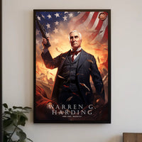 Warren G. Harding Commemorative Poster