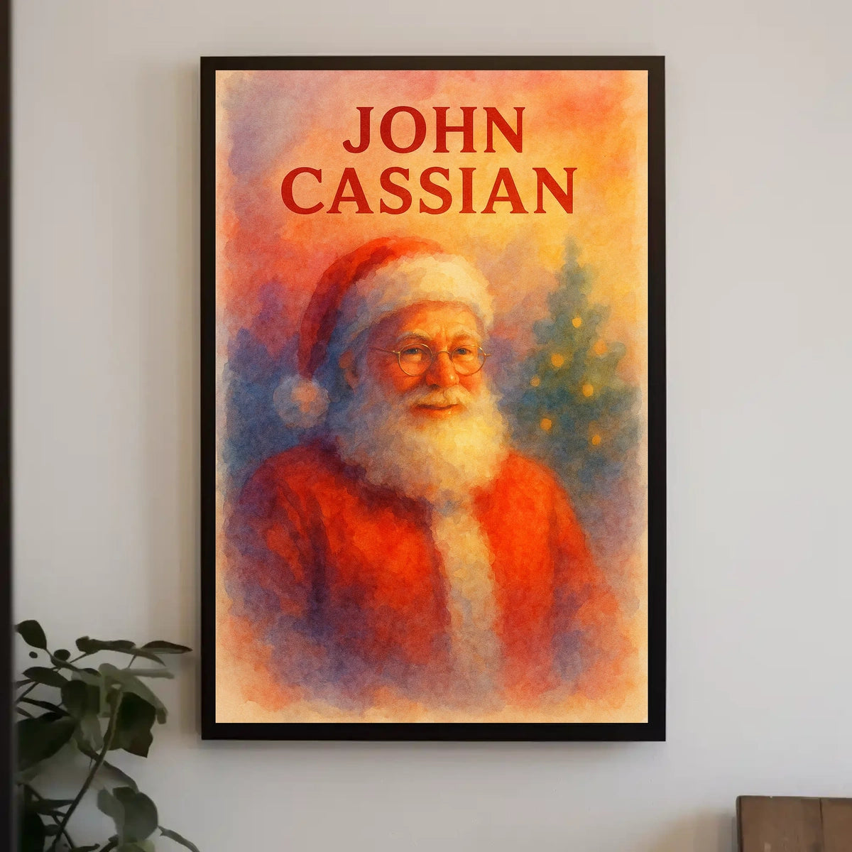 Santa Claus Holiday Cheer Christmas Cultural Poster