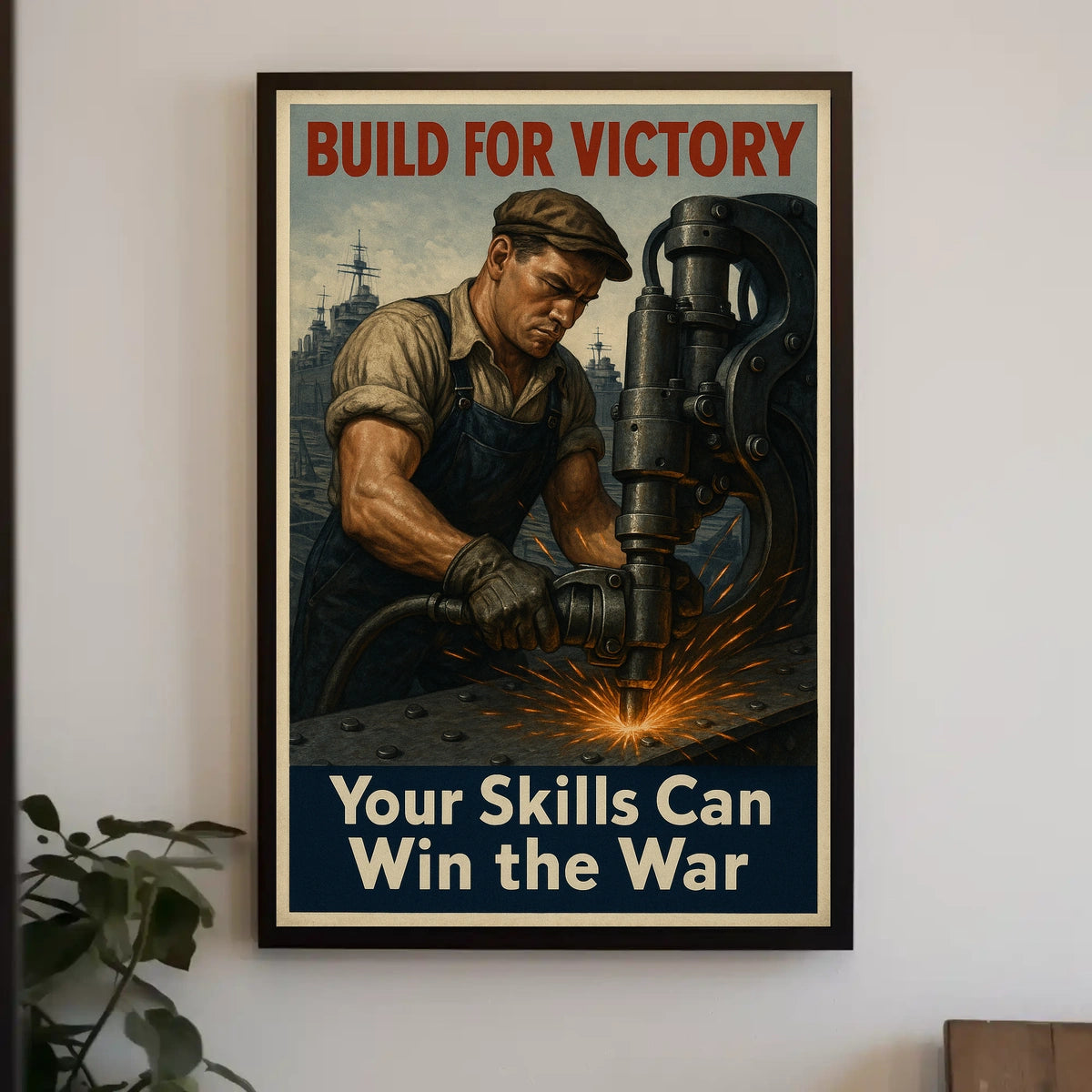 Build for Victory Poster