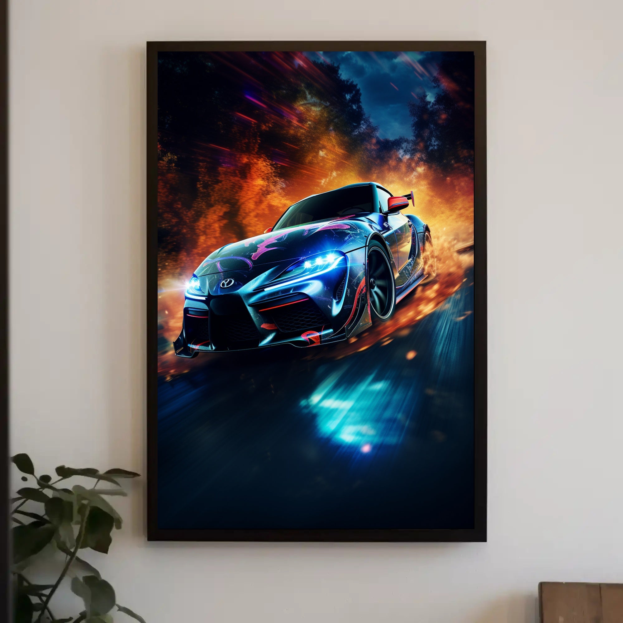 Racing Inferno Poster PosterGoat
