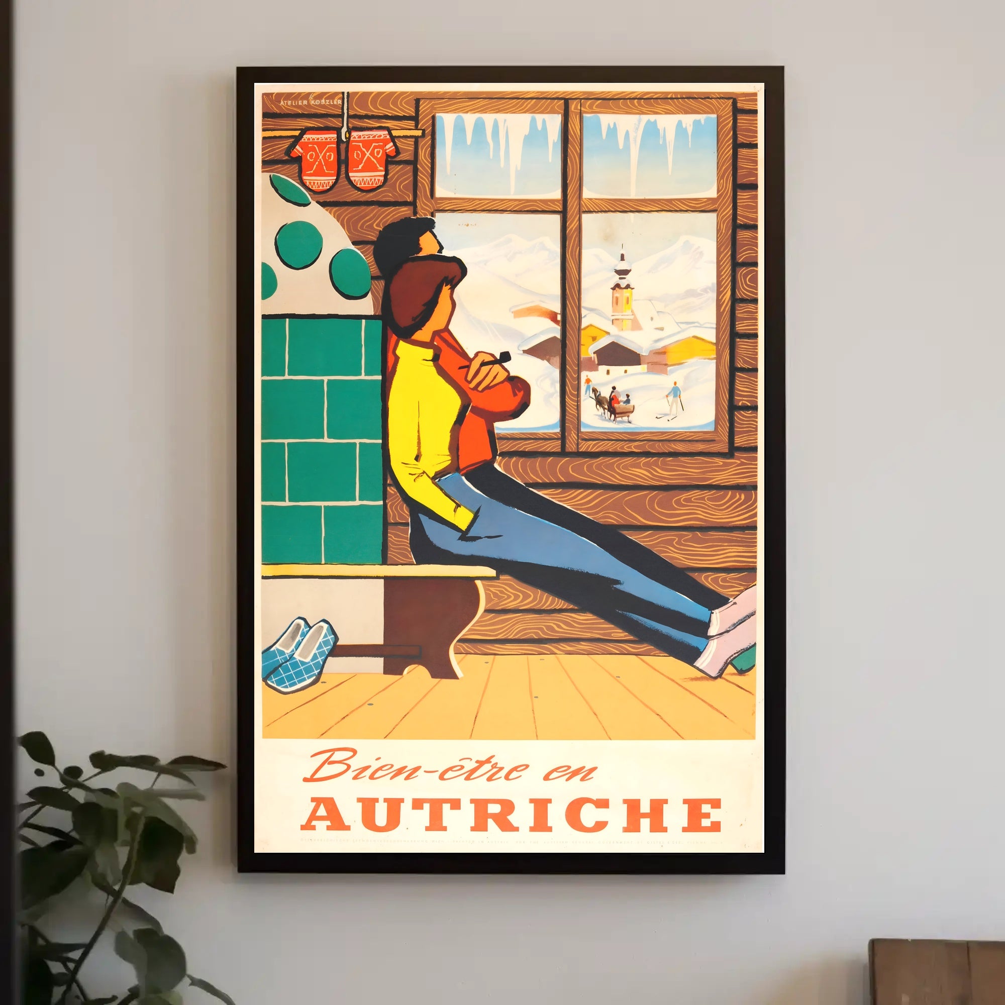 Winter Tranquility in Austria Poster PosterGoat