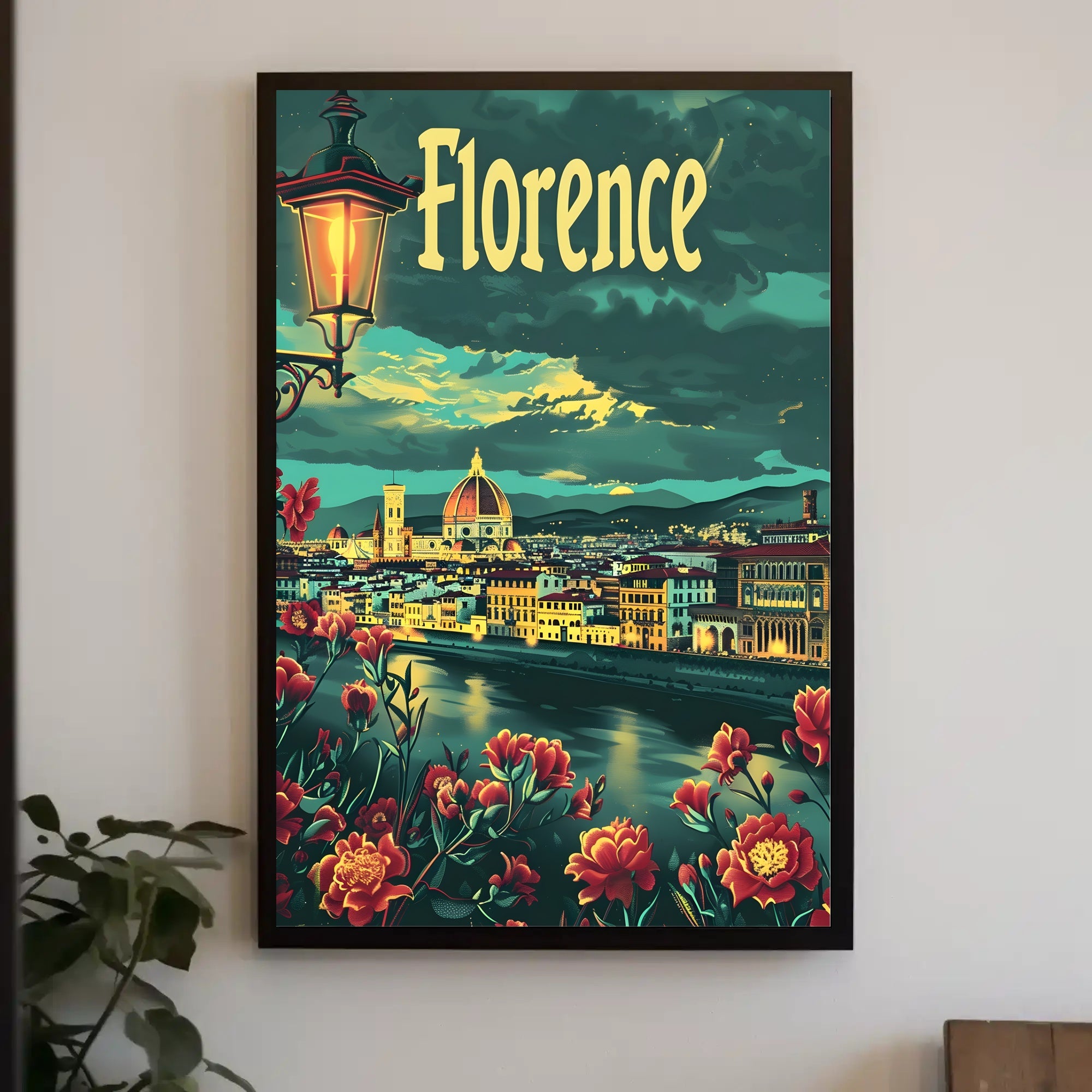 Florence Cathedral Vintage Artistry Poster