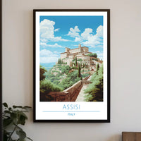 Assisi: A Serene Italian Landscape Poster