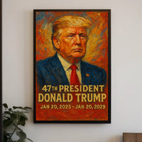 Donald Trump 47Th President Poster