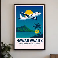 Hawaii Awaits Poster PosterGoat
