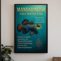 Discover the Charm of the Mandarinfish Poster