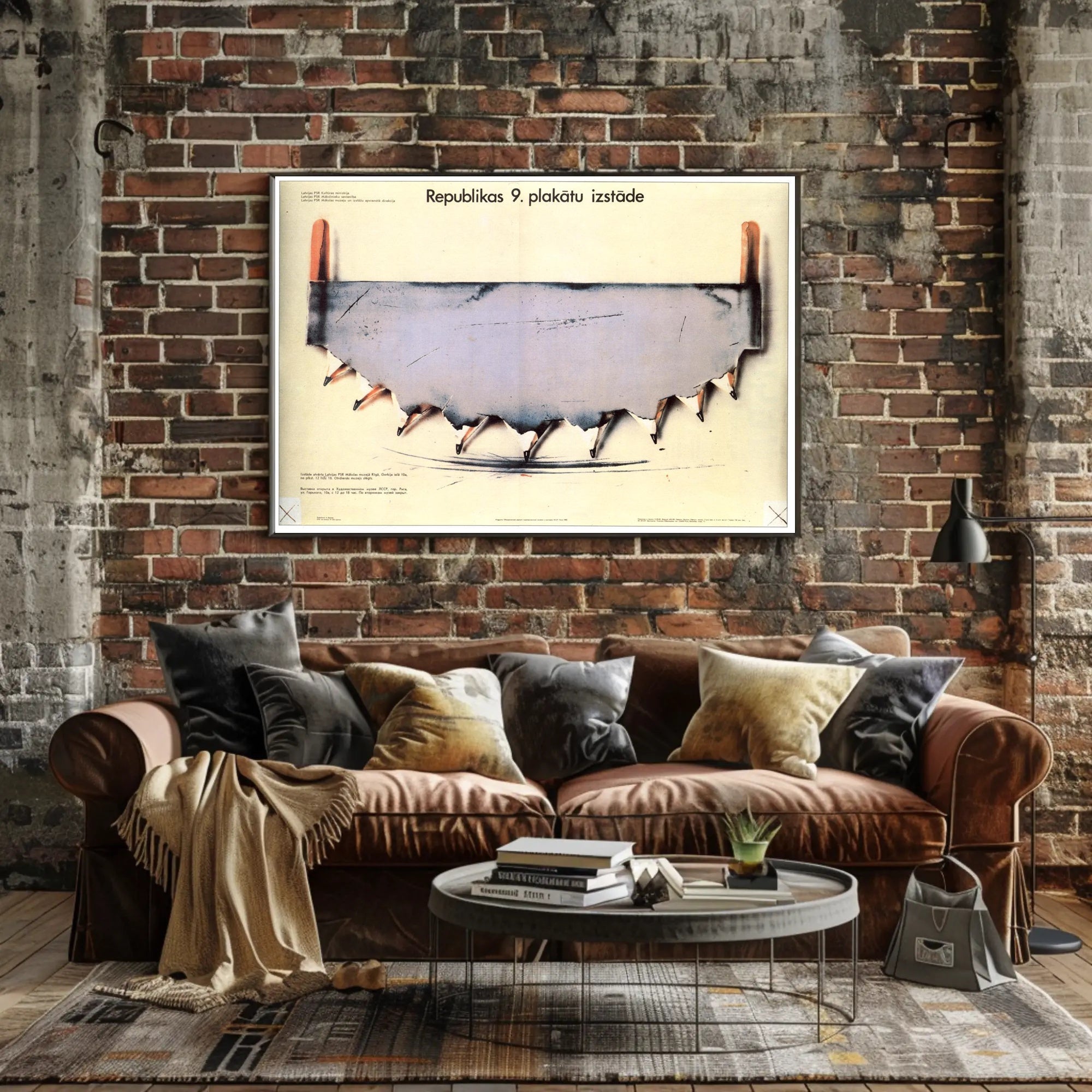 Republikas 9. plakฤtu izstฤde Poster