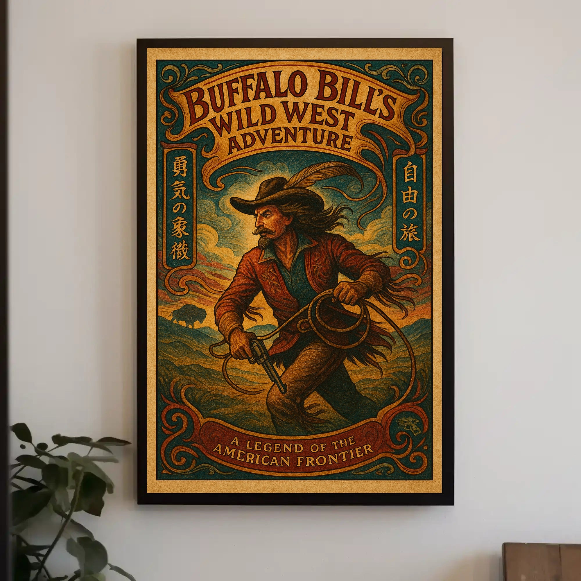 Buffalo Bill Wild West Adventure Cultural or Heritage Poster