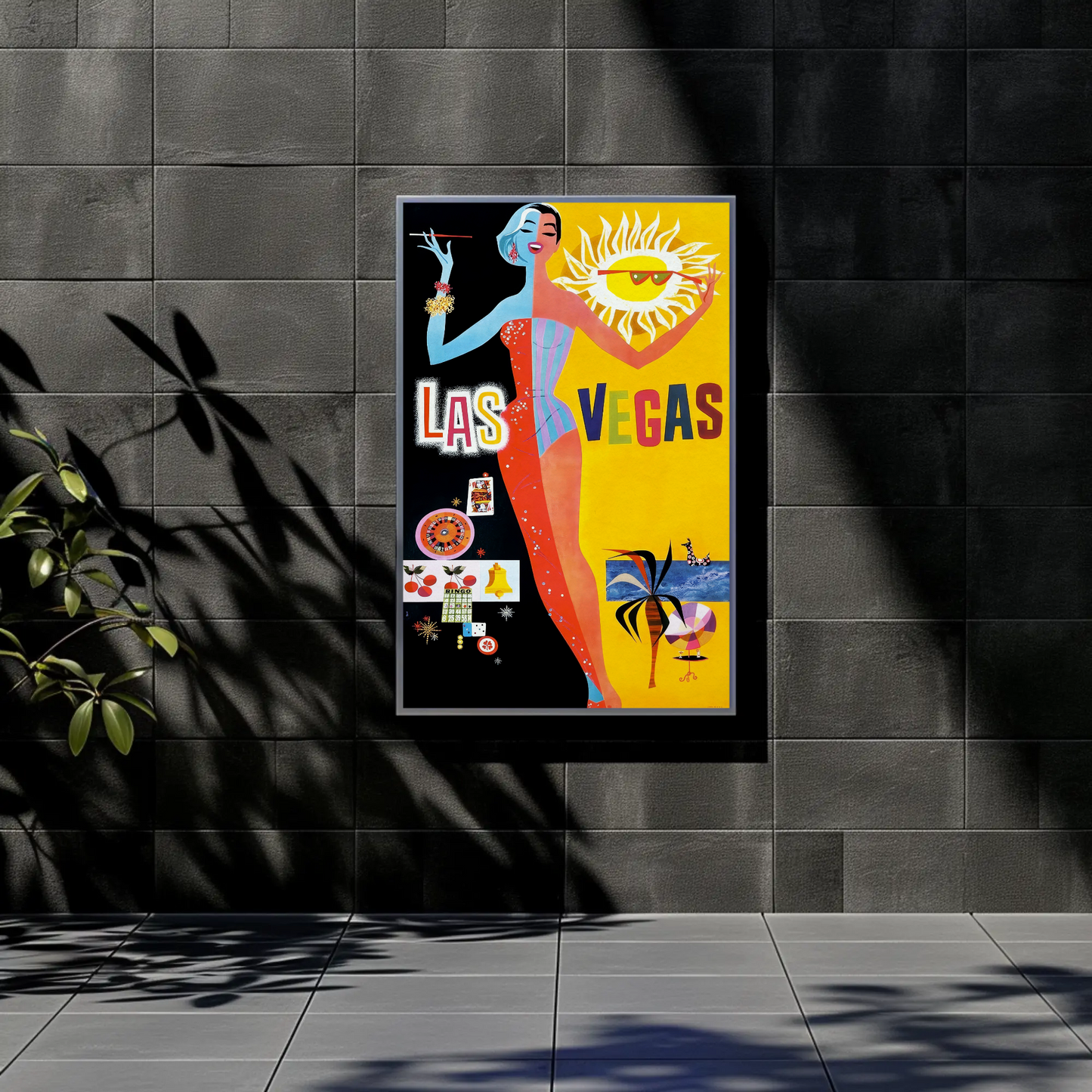 Las Vegas TWA Travel Poster