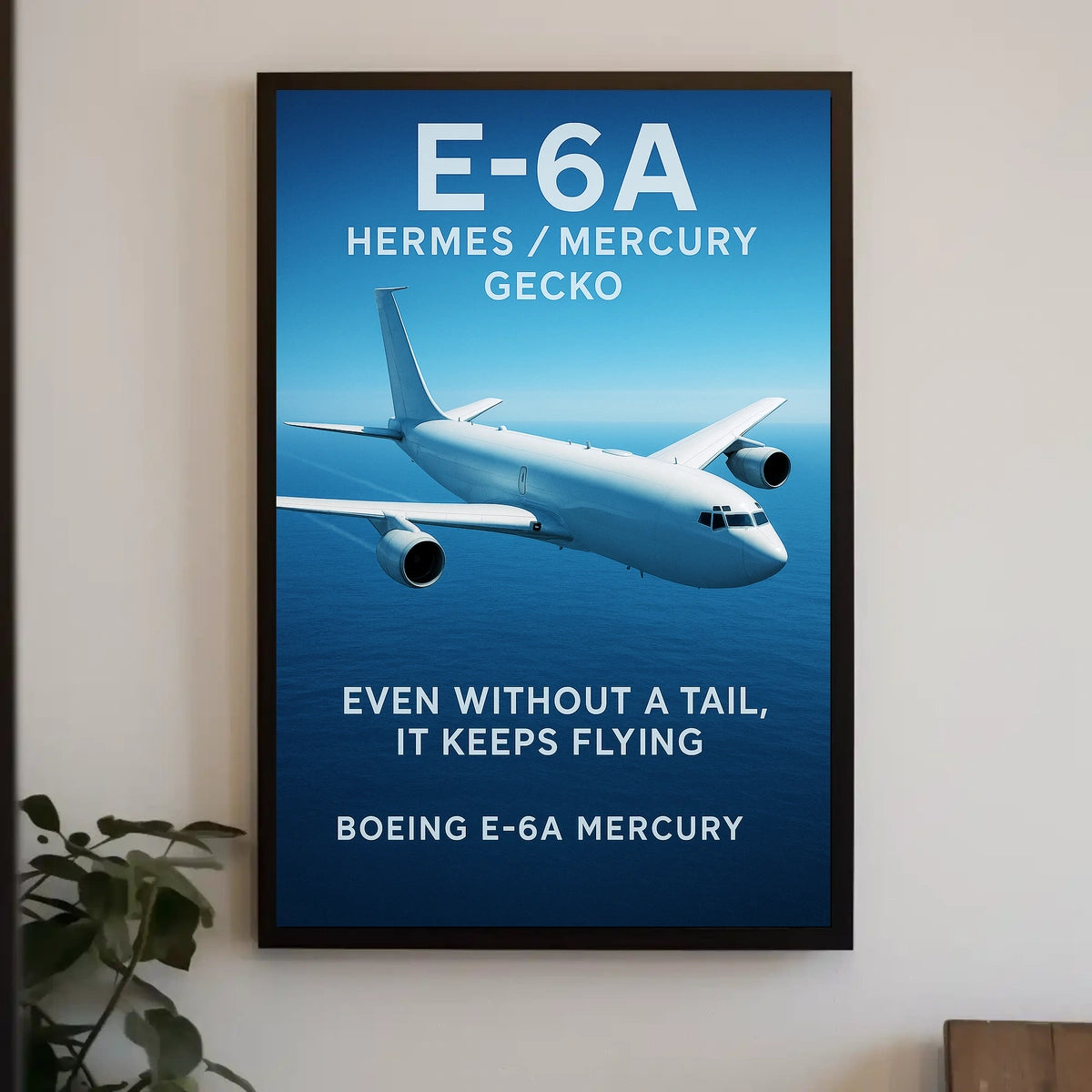 Boeing E-6A Mercury Flight Poster