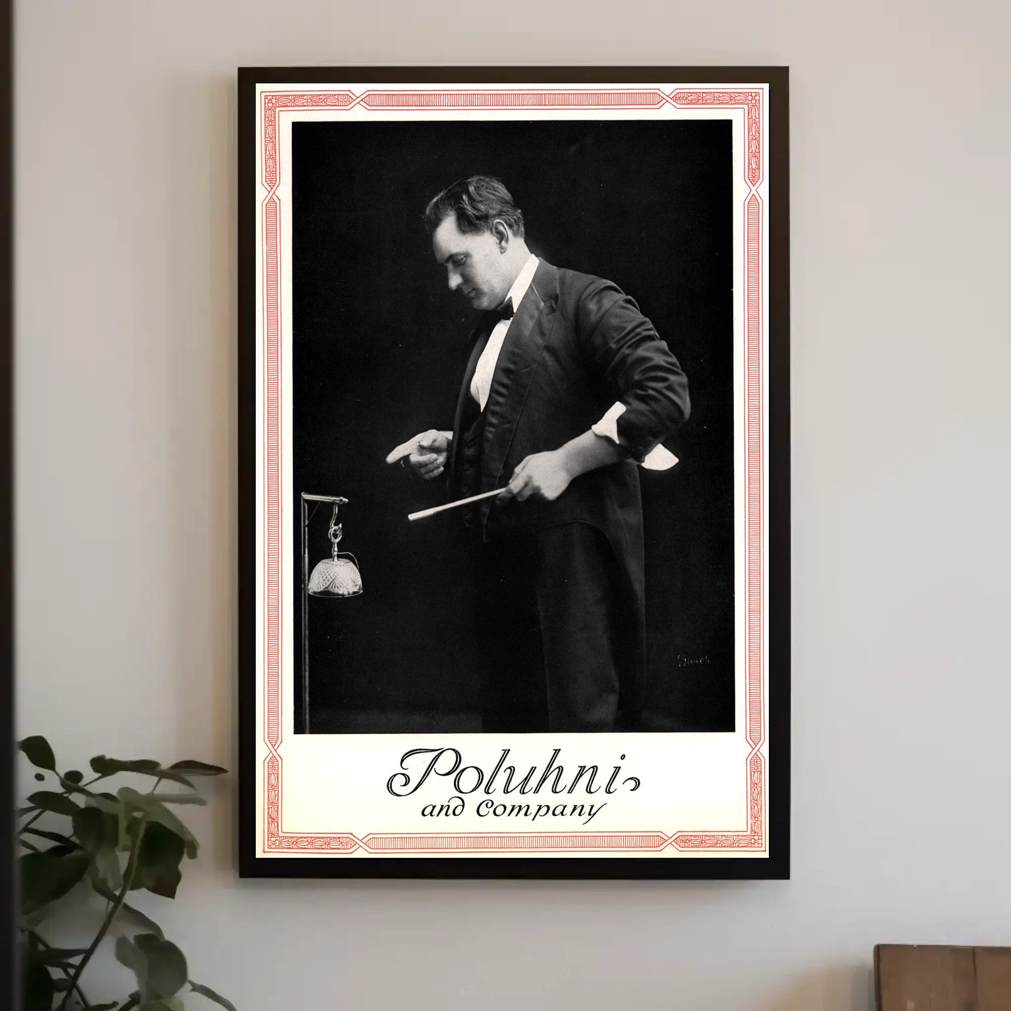 Vintage Magician Performance Poster by Poluhni and Company