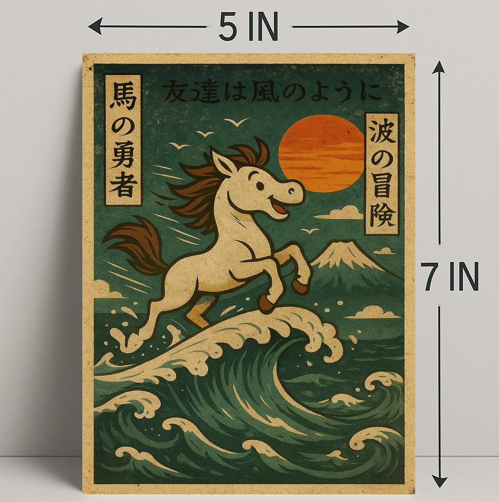 The Brave Horses Adventure Poster PosterGoat