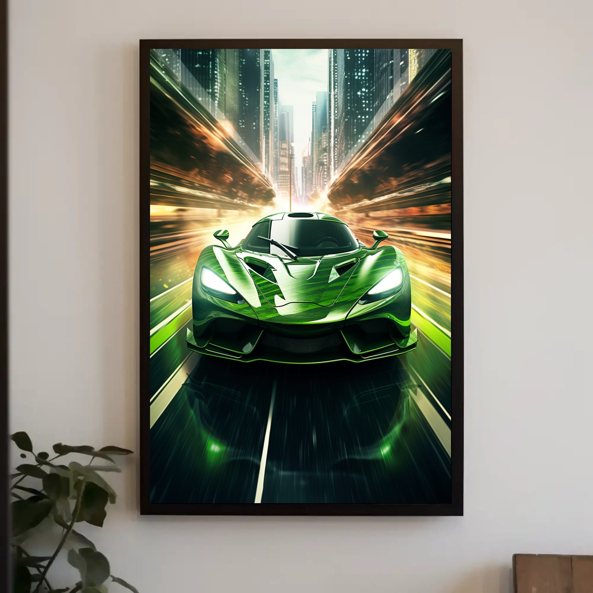 Speed In The City Poster