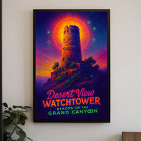 Desert View Watchtower Beacon of the Grand Canyon Poster