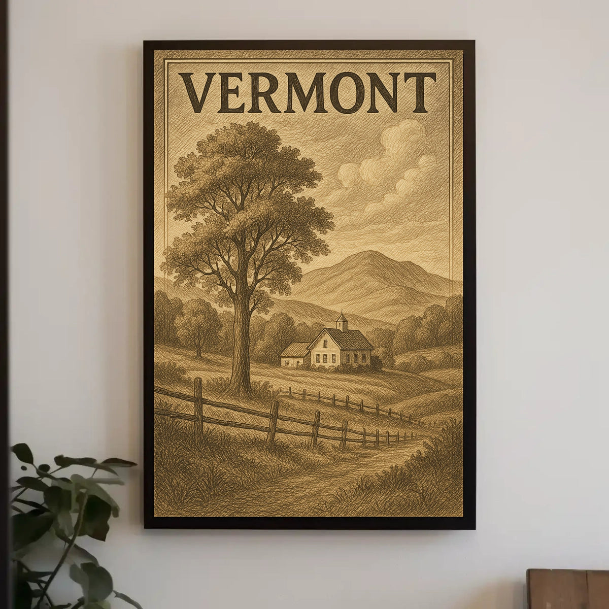 Vermont Landscape Poster