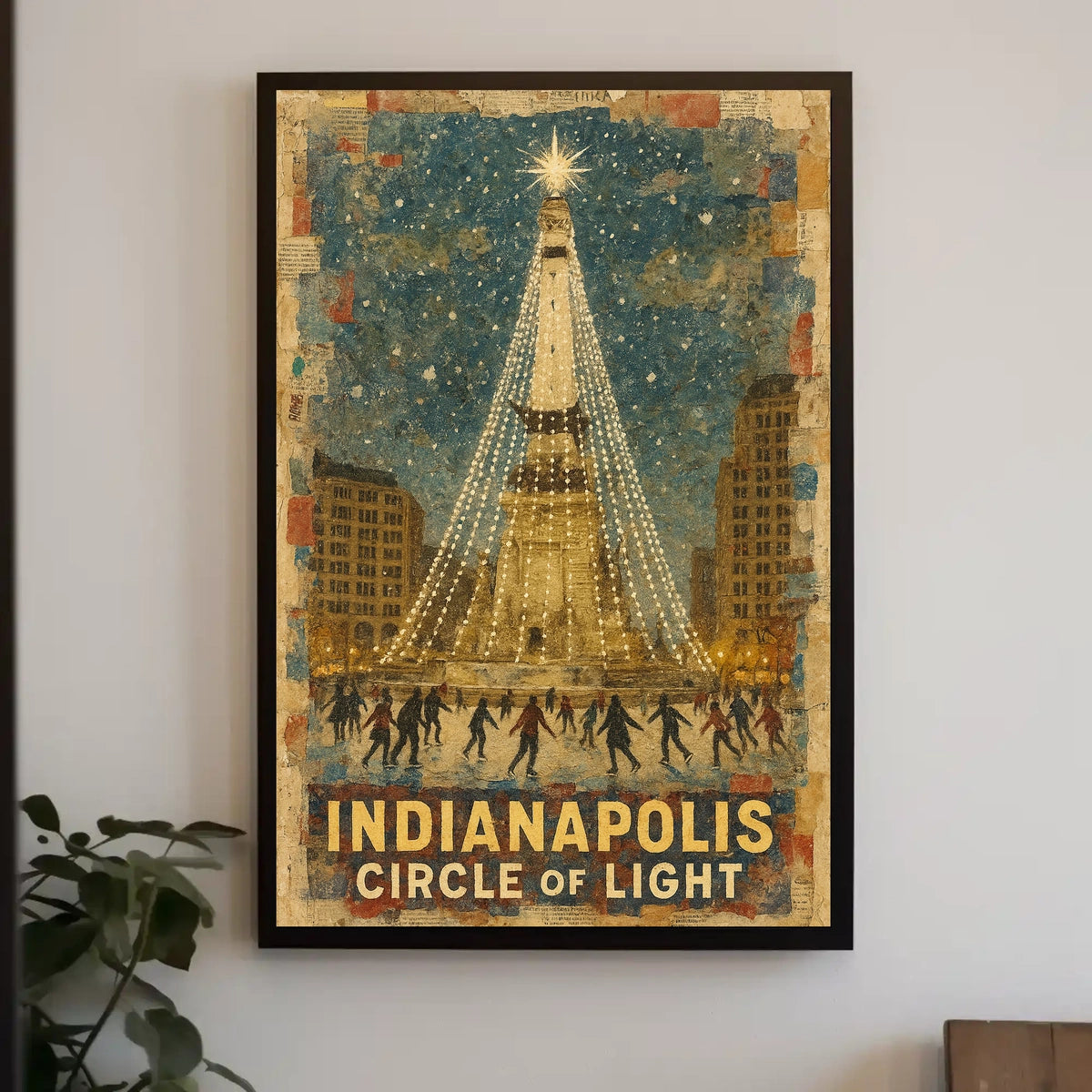 Indianapolis Circle Of Light Poster
