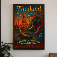 Thailand A Palette Of Tradition And Poster
