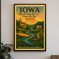 Explore The Heart Of The Midwest Poster