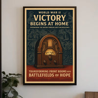 Victory Begins at Home Poster