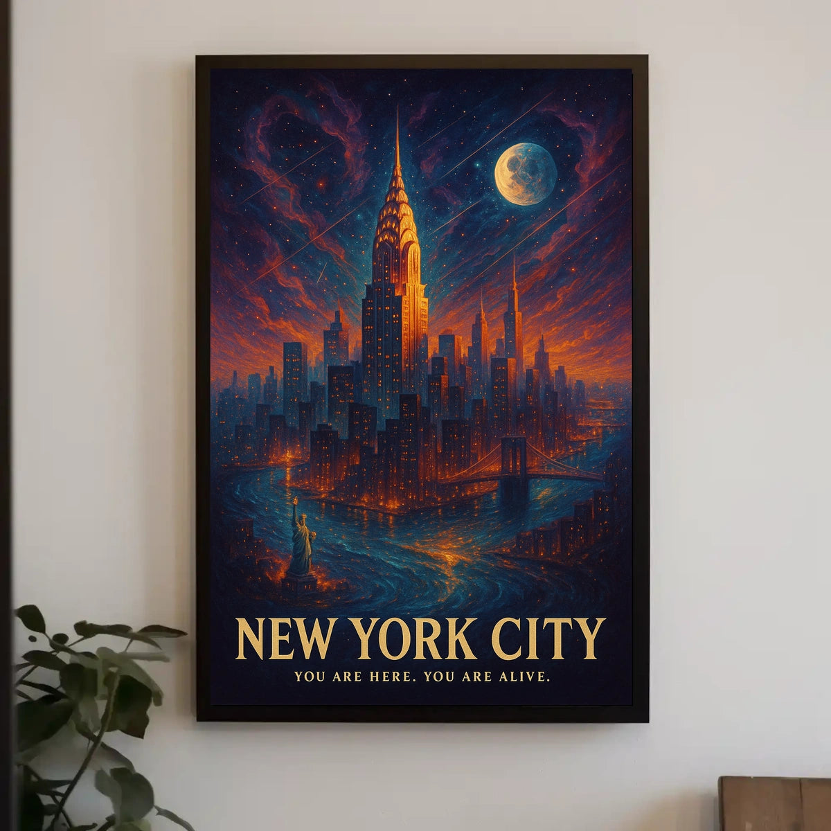New York City You Are Here. You Are Alive Poster