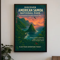 Discover American Samoa National Park Adventure Poster