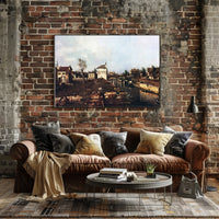 Italian Canal Scene: Nostalgic 18th Century Urban or Cityscape Poster