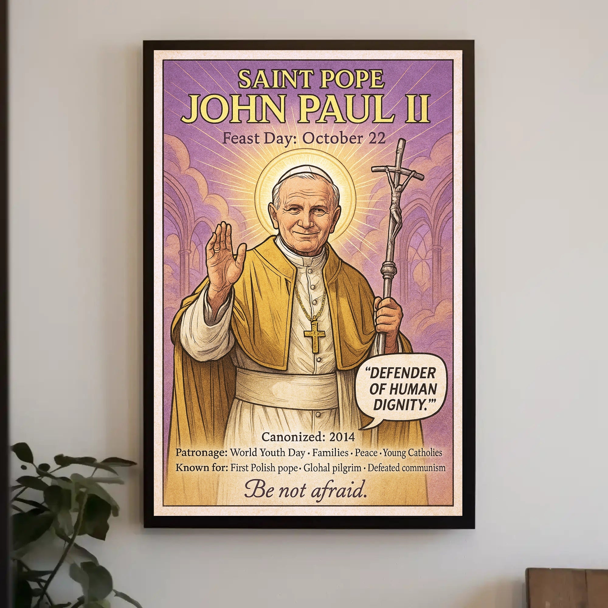 Saint Pope John Paul II Poster PosterGoat
